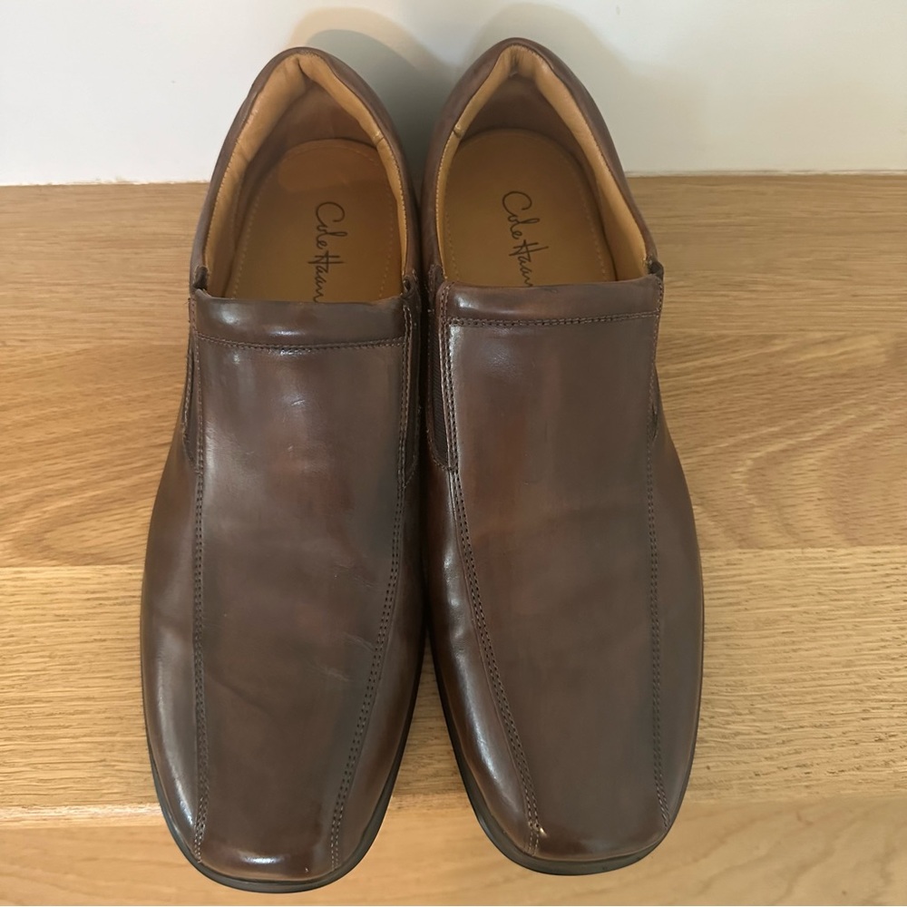 NWOB Cole Haan Dempsey Nike Air Slip On Shoes Loafer Leather 9 1/2 Never Worn